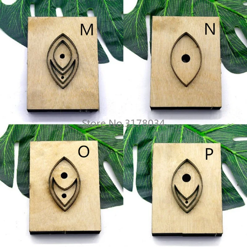 Leathercraft Japan - ใหม่ญี่ปุ่นใบมีดเหล็กกฎ Die ตัดเหล็ก Punch Leaf Eardrop