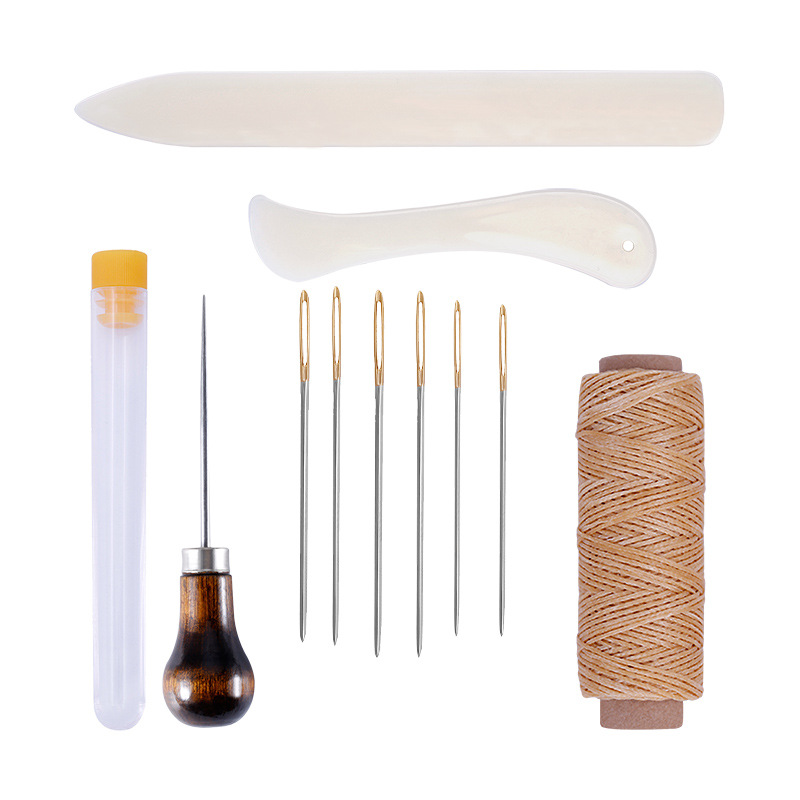 Bone Folder Tool - ชุดอุปกรณ์เย็บหนังสือ - เครื่องมือเริ่มต้นสำหรับงานประดิษฐ์กระดาษและงานเย็บ ประกอบด้วย ที่พับกระดาษ 1
