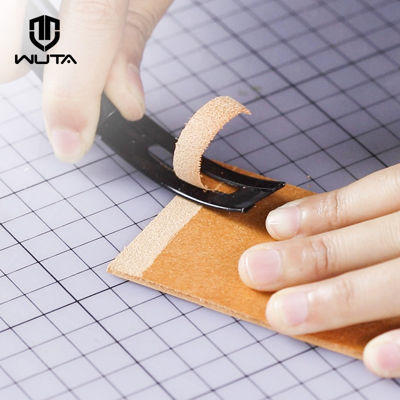 Leatherwork Projects - มีดตัดหนัง WUTA พร้อมใบมีดคมสำหรับงานตัดแต่งขอบหนัง 3 ชิ้น สำหรับงาน