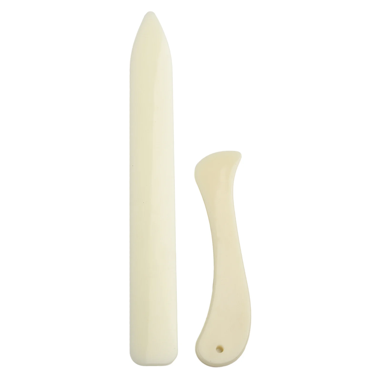 Bone Folder Tool - เครื่องมือทำหนัง 2 ชิ้น แบบพับได้ สำหรับงานหนัง ใช้สำหรับทำรอยพับ