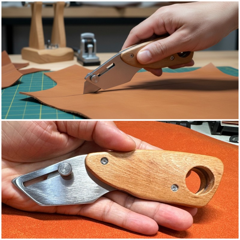 มีดตัดหนังสแตนเลสทรงสี่เหลี่ยม - Leatherwork Projects บทวิจารณ์และราคา