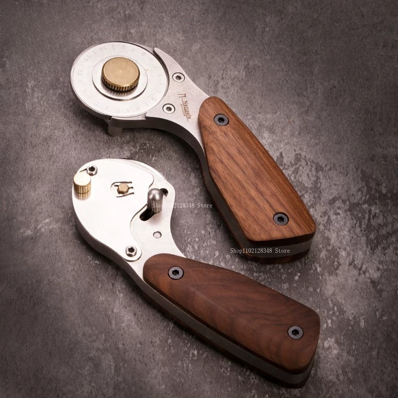 ด้ามไม้ธรรมชาติ ใบมีดโลหะทั้งห - Leatherwork Projects บทวิจารณ์และราคา
