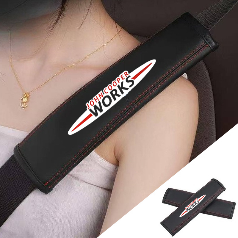 2 ชิ้น ที่รองไหล่เข็มขัดนิรภัย - Leather Works Near Me บทวิจารณ์และราคา
