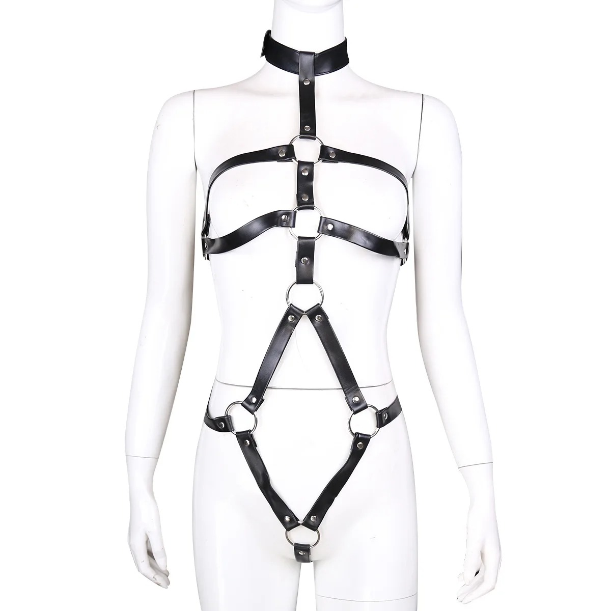 ชุดสายรัดถุงเท้ายาวสำหรับผู้หญ - Leather Work Harness บทวิจารณ์และราคา