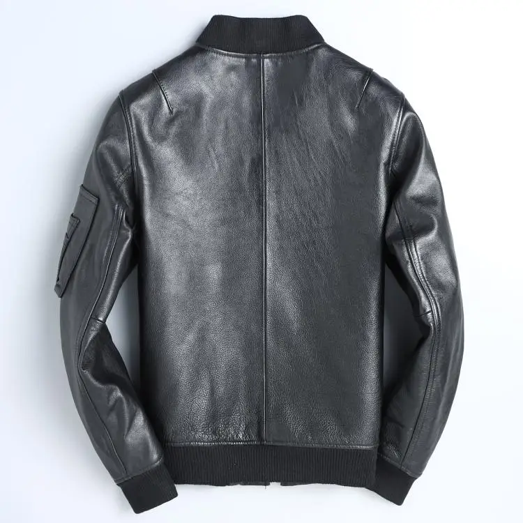 ปี!จัดส่งฟรีขายส่งยี่ห้อใหม่คล - Leather Work Jacket บทวิจารณ์และราคา