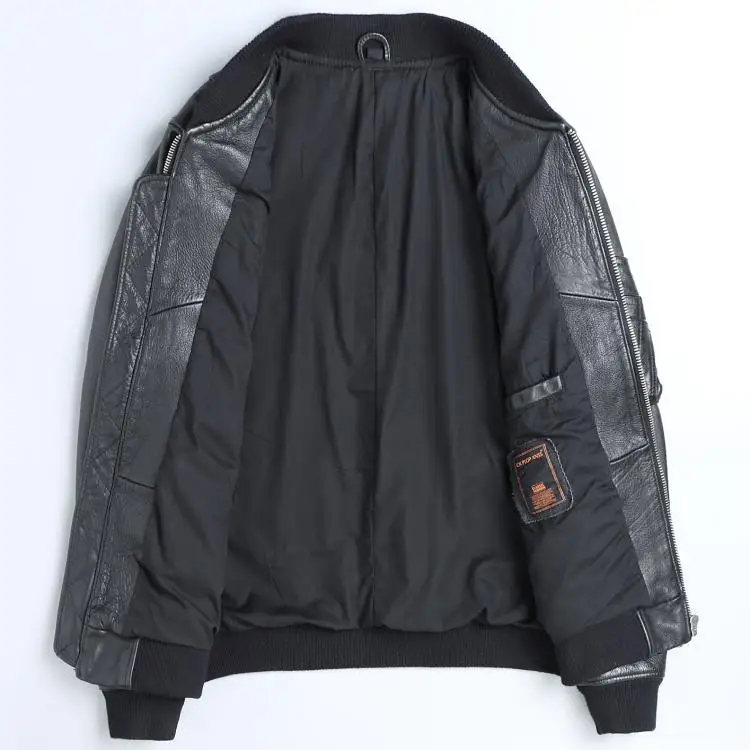 ปี!จัดส่งฟรีขายส่งยี่ห้อใหม่คล - Leather Work Jacket บทวิจารณ์และราคา