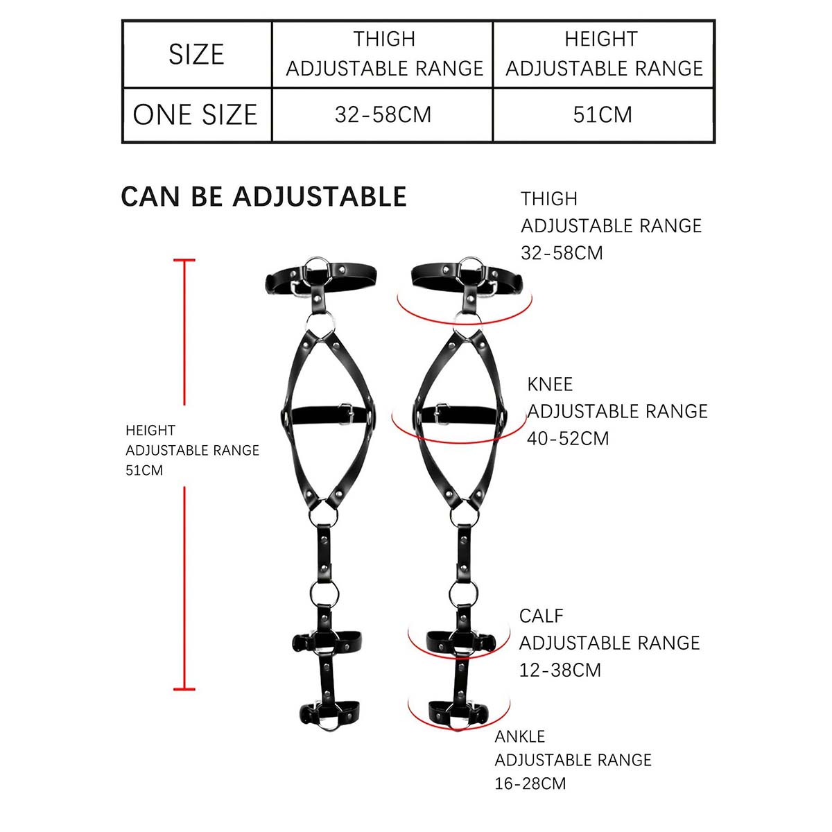 ชุดชั้นในหนังรัดต้นขาแบบเซ็กซี - Leather Work Harness บทวิจารณ์และราคา