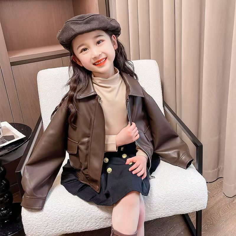 เสื้อแจ็คเก็ตหนัง PU แบบสั้นสำ - Leather Work Jacket บทวิจารณ์และราคา