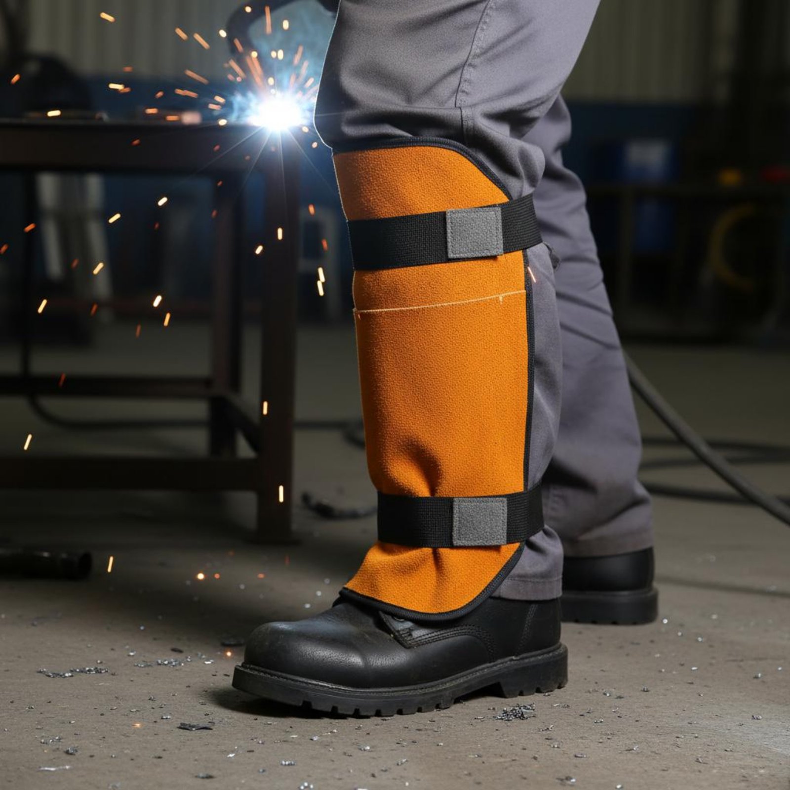 สนับเข่าสำหรับช่างเชื่อม หนังว - Leather Work Knee Pads บทวิจารณ์และราคา