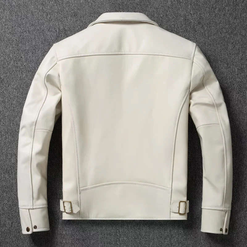 แจ็กเก็ตหนังแท้สำหรับผู้ชาย, แ - Leather Work Jacket บทวิจารณ์และราคา
