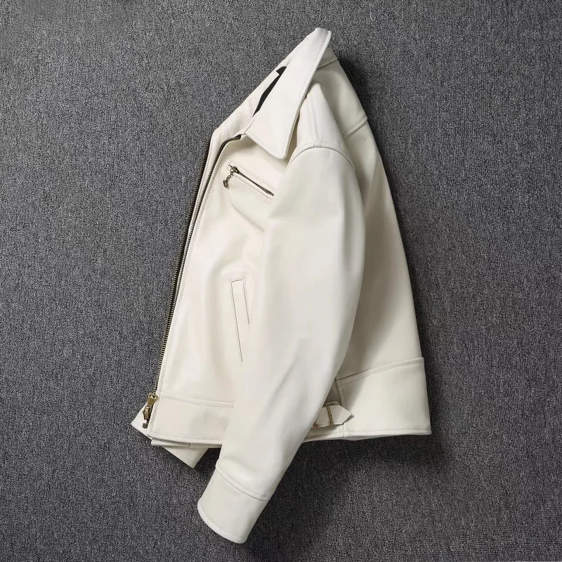 แจ็กเก็ตหนังแท้สำหรับผู้ชาย, แ - Leather Work Jacket บทวิจารณ์และราคา
