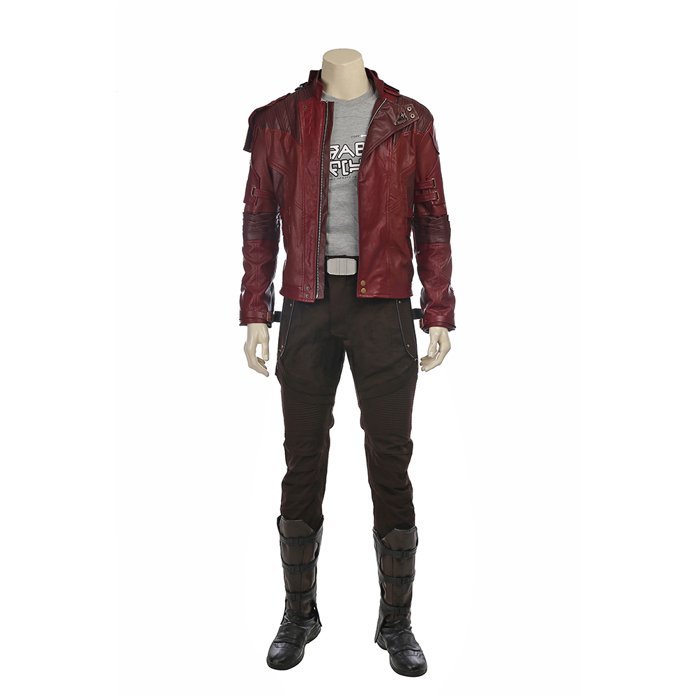ปีเตอร์ ควิลล์คอสเพลย์เครื่องแ - Leather Work Jacket บทวิจารณ์และราคา